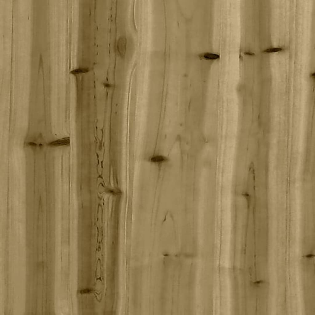 Garden Footstool | Brown | Impregnated pine wood | 120x84x30 cm | Modular