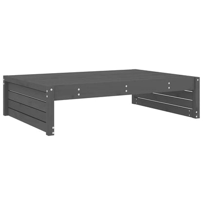 Garden Footstool | Grey, Black