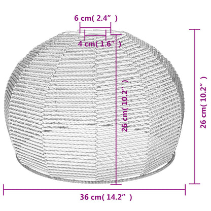 Ceiling Lamp Shade Ø36x26 cm Iron and Paper