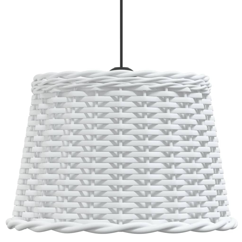 Ceiling Lamp Shade White Ø40x26 cm Wicker