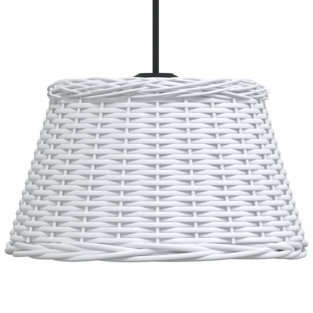 Ceiling Lamp Shade White Ø50x30 cm Wicker