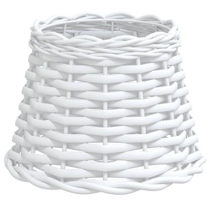 Lamp Shade White Ø20x15 cm Wicker