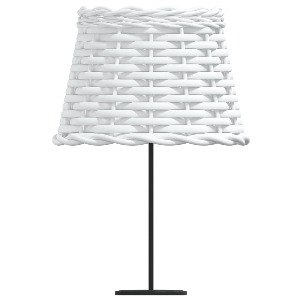 Lamp Shade White Ø20x15 cm Wicker