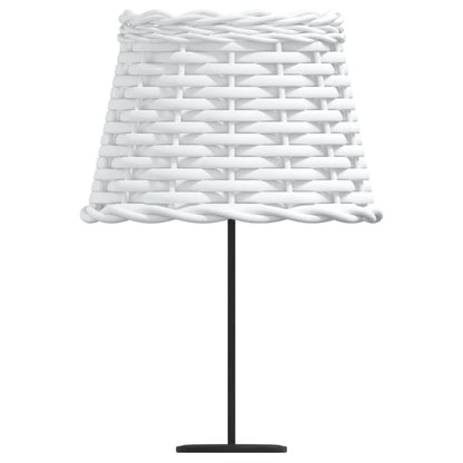 Lamp Shade White Ø20x15 cm Wicker