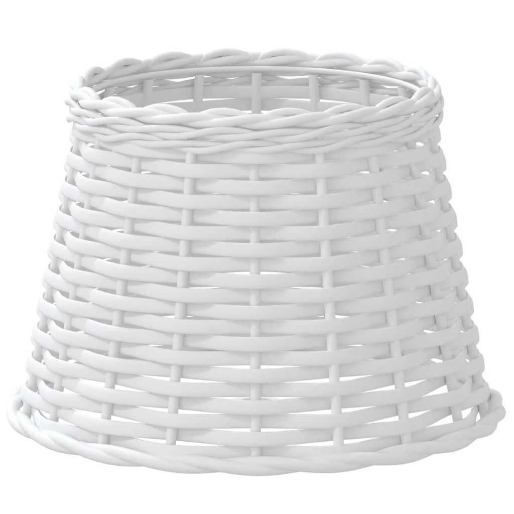 Lamp Shade White Ø25x17 cm Wicker