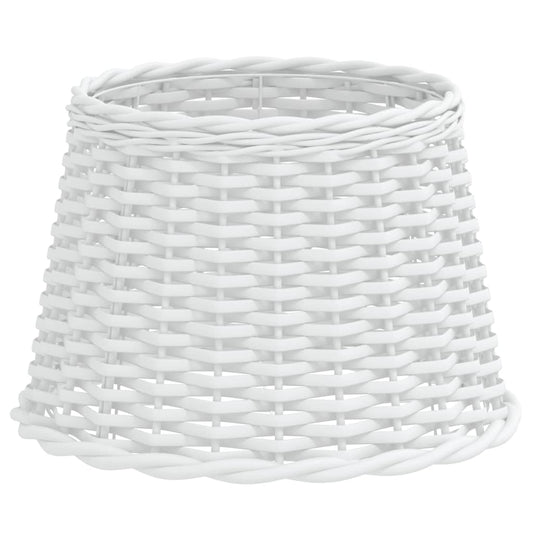 Lamp Shade White Ø40x26 cm Wicker