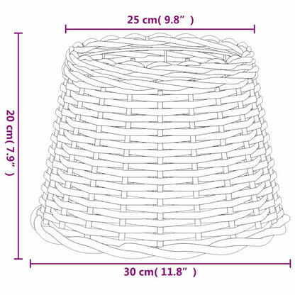 Lamp Shade Brown Ø30x20 cm Wicker