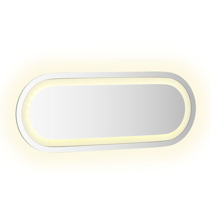 LED Bathroom Mirror 40x15 cm Oval