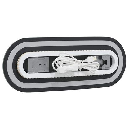 LED Bathroom Mirror 40x15 cm Oval