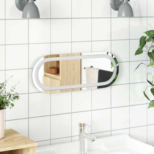 LED Bathroom Mirror 40x15 cm Oval