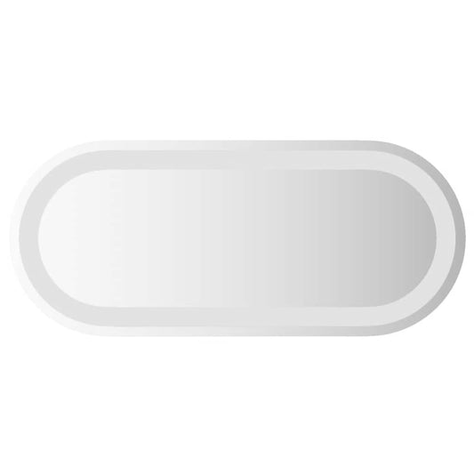 LED Bathroom Mirror 60x25 cm Oval