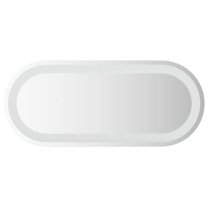 LED Bathroom Mirror 70x30 cm Oval
