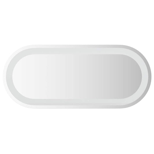 LED Bathroom Mirror 70x30 cm Oval