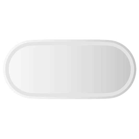 LED Bathroom Mirror 80x35 cm Oval