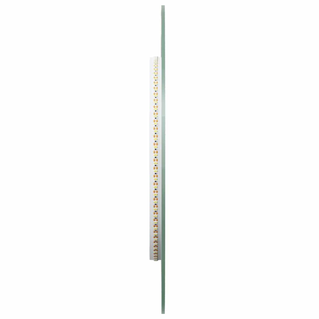 LED Bathroom Mirror 80x35 cm Oval