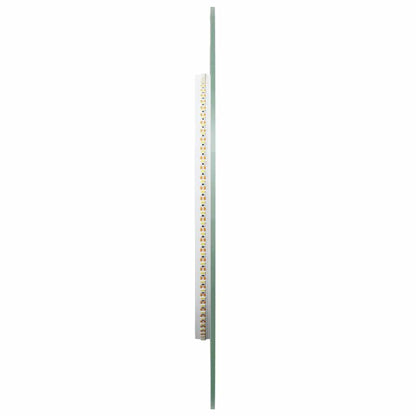 LED Bathroom Mirror 80x35 cm Oval