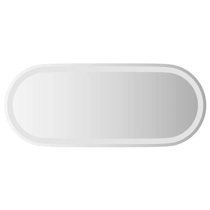 LED Bathroom Mirror 90x40 cm Oval