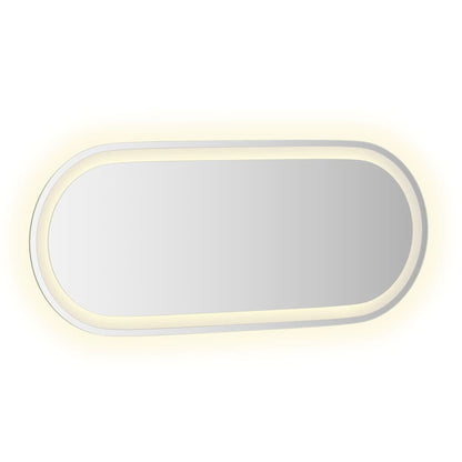 LED Bathroom Mirror 90x40 cm Oval