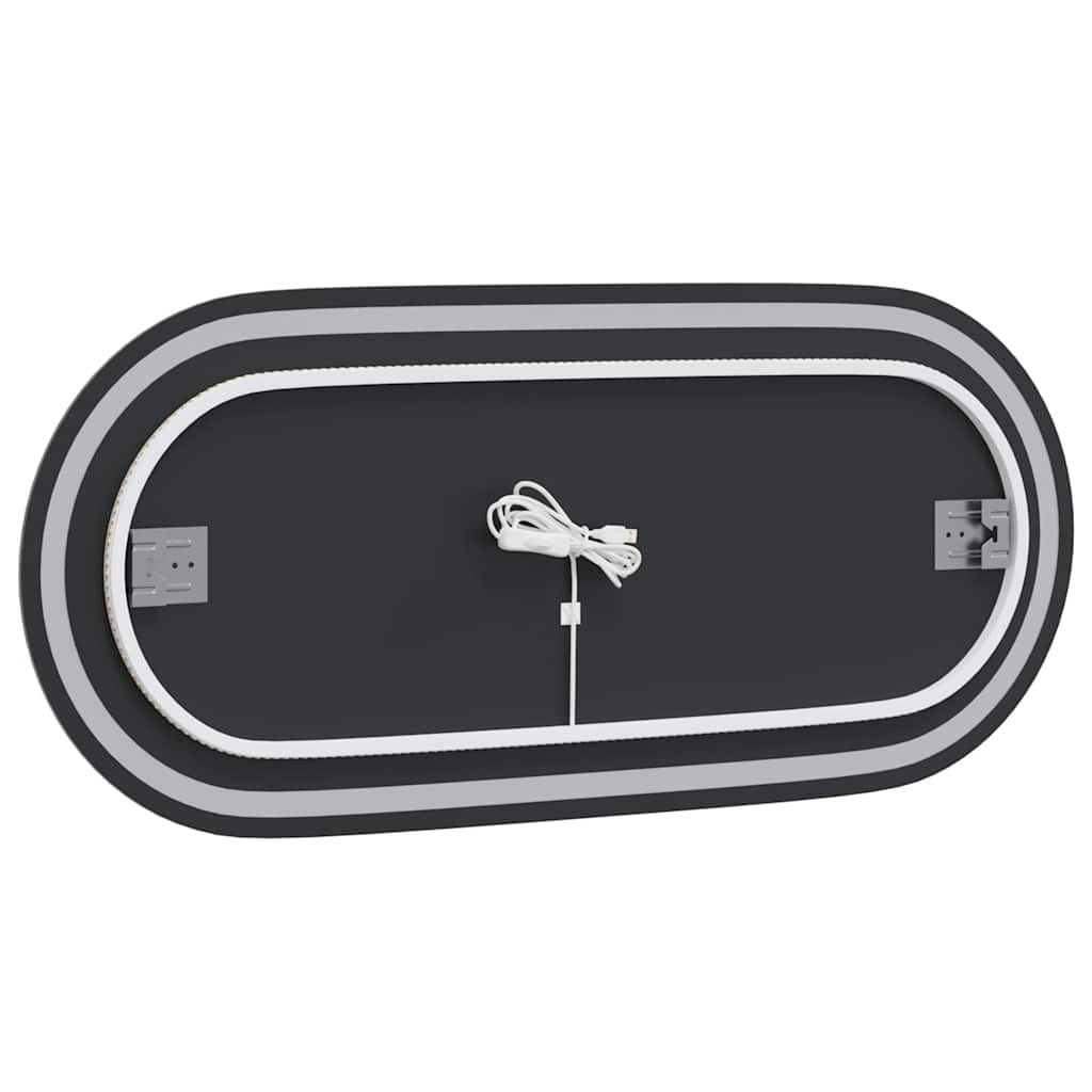 LED Bathroom Mirror 100x45 cm Oval