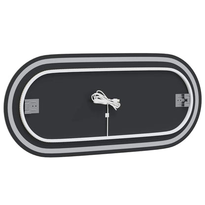 LED Bathroom Mirror 100x45 cm Oval