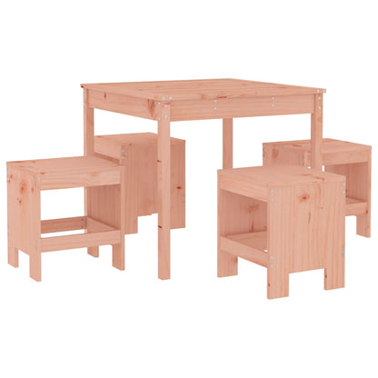 5 Piece Garden Dining Set Solid Wood Douglas