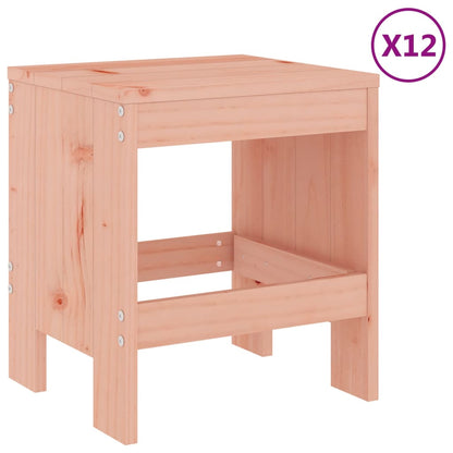 Garden Dining Set | Natural Wood | Solid Douglas wood | Seats Many