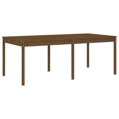 Garden Dining Set | Honey Brown | Solid Pine Wood | Large | Seats Plenty