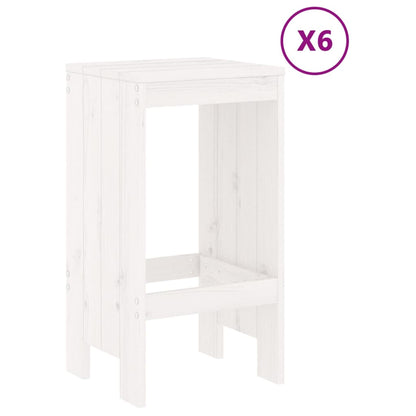 Garden Bar Set | White | Solid pine wood | Standard | Durable | Bar Set