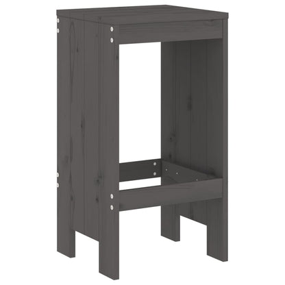 Garden Bar Set | Grey | Solid pine wood | Medium |  Simple