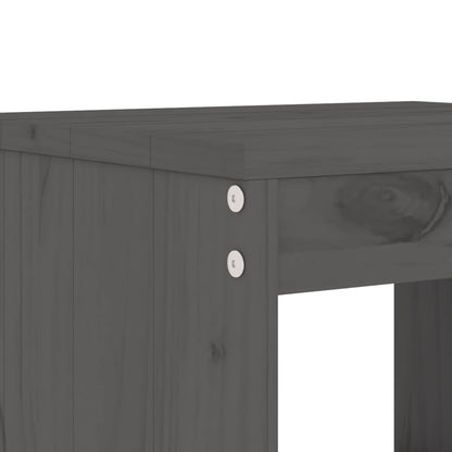 Garden Bar Set | Grey | Solid pine wood | Medium |  Simple