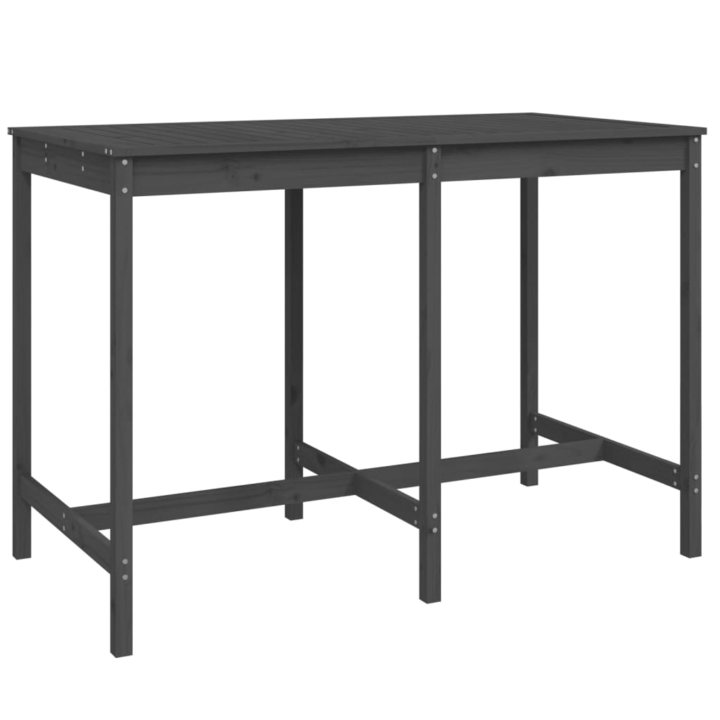 Garden Bar Set | Grey | Solid pine wood | Medium |  Simple