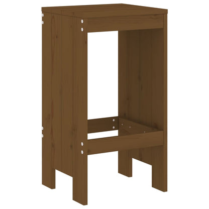 Garden Bar Set | Honey Brown | Solid Pine Wood | For 6 people