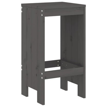 Garden Bar Set | Grey | Solid pine wood | Large | Minimalistic