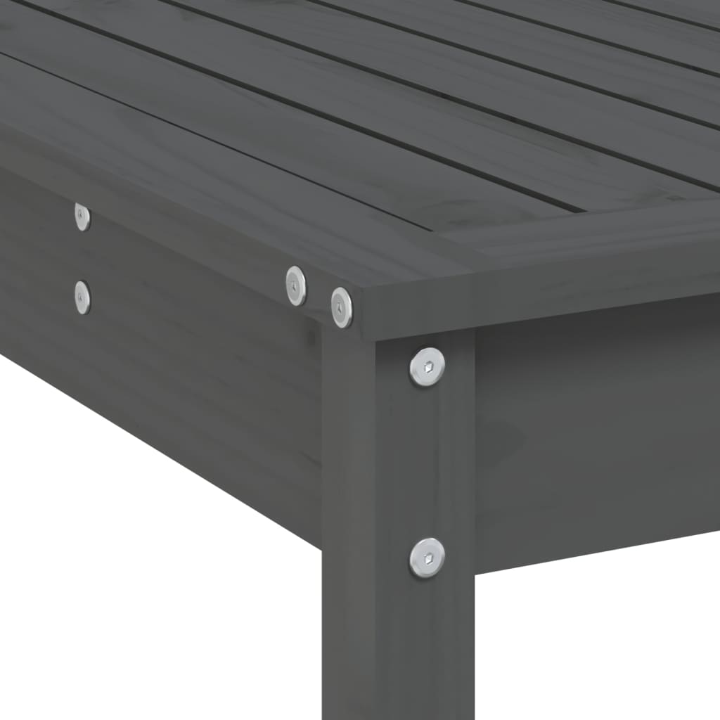 Garden Bar Set | Grey | Solid pine wood | Large | Minimalistic