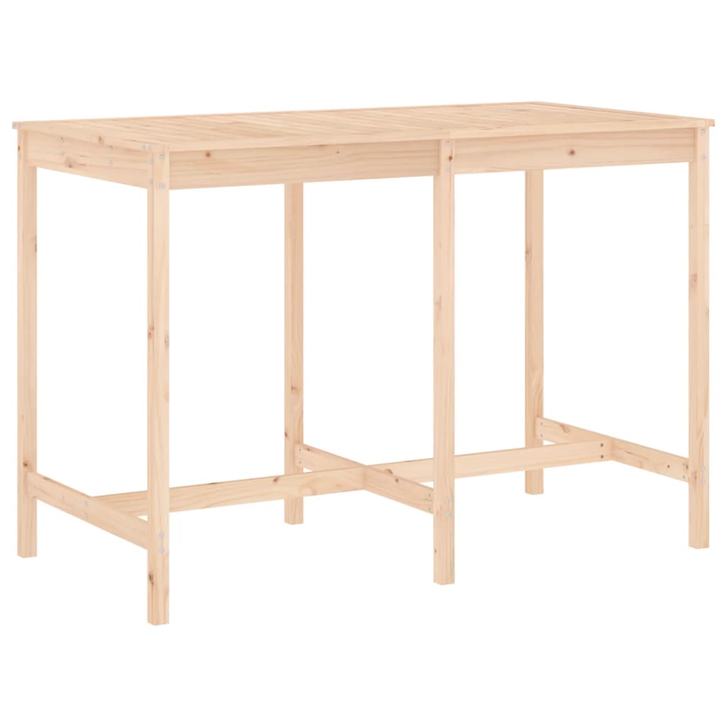 Garden Bar Set | Natural Pine | Solid Pine Wood | Regular |  Footrest