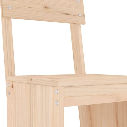5 Piece Garden Bar Set Solid Wood Pine
