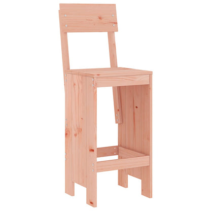 Garden Bar Set | Natural Wood | Solid Douglas Fir Wood | Large | Footrest