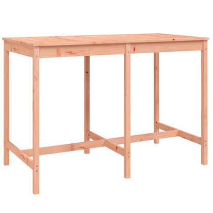 Garden Bar Set | Natural Wood | Solid Douglas Fir Wood | Large | Footrest