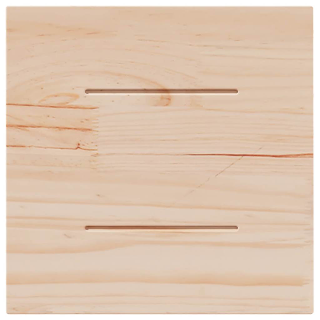 Table Top | White | Solid pine wood | 40x40 cm | Rounded corners surface