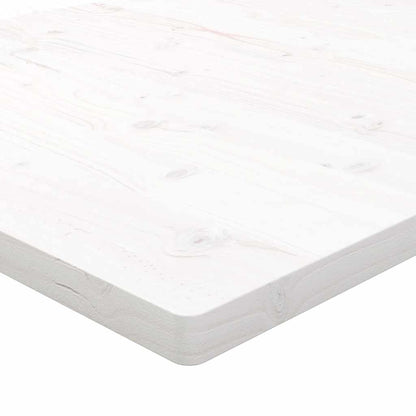 Table Top | White | Solid pine wood | 40x40 cm | Rounded corners surface
