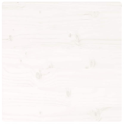 Table Top | White | Solid Pine Wood | 50x50 cm | Rounded corners surface
