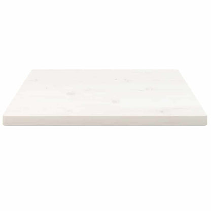 Table Top White 60x60x2.5 cm Solid Wood Pine Square