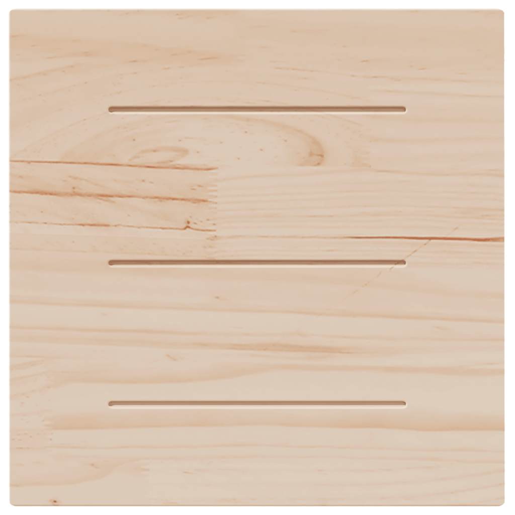Table Top | White | Solid Pine Wood | 60x60cm | Rounded corners surface