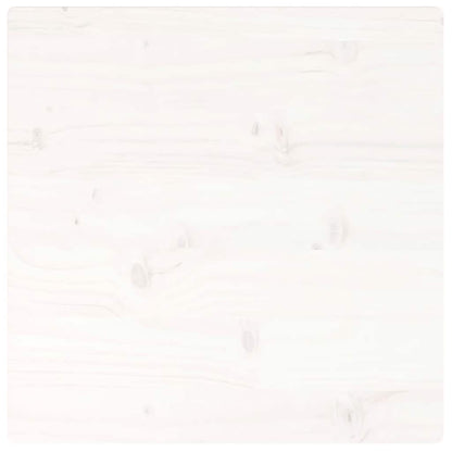 Table Top | White | Solid Pine Wood | 60x60cm | Rounded corners surface