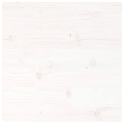 Table Top White 60x60x2.5 cm Solid Wood Pine Square