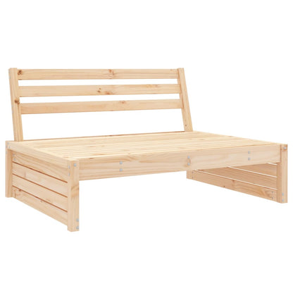 Garden Middle Sofa | Natural wood | Solid pine wood | 120 x 95 cm