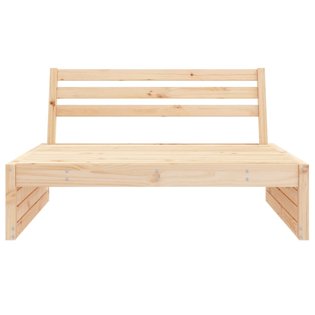 Garden Middle Sofa | Natural wood | Solid pine wood | 120 x 95 cm