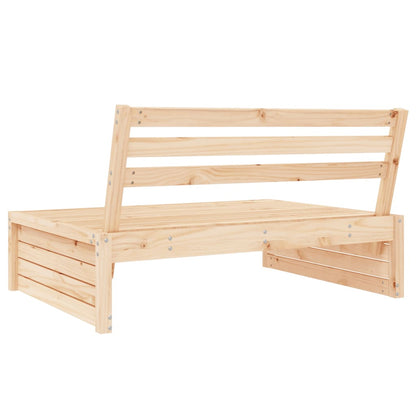 Garden Middle Sofa | Natural wood | Solid pine wood | 120 x 95 cm