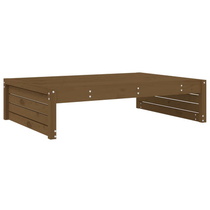 Garden Footstool | Honey brown | Solid pine wood | 120x80 cm | Modular