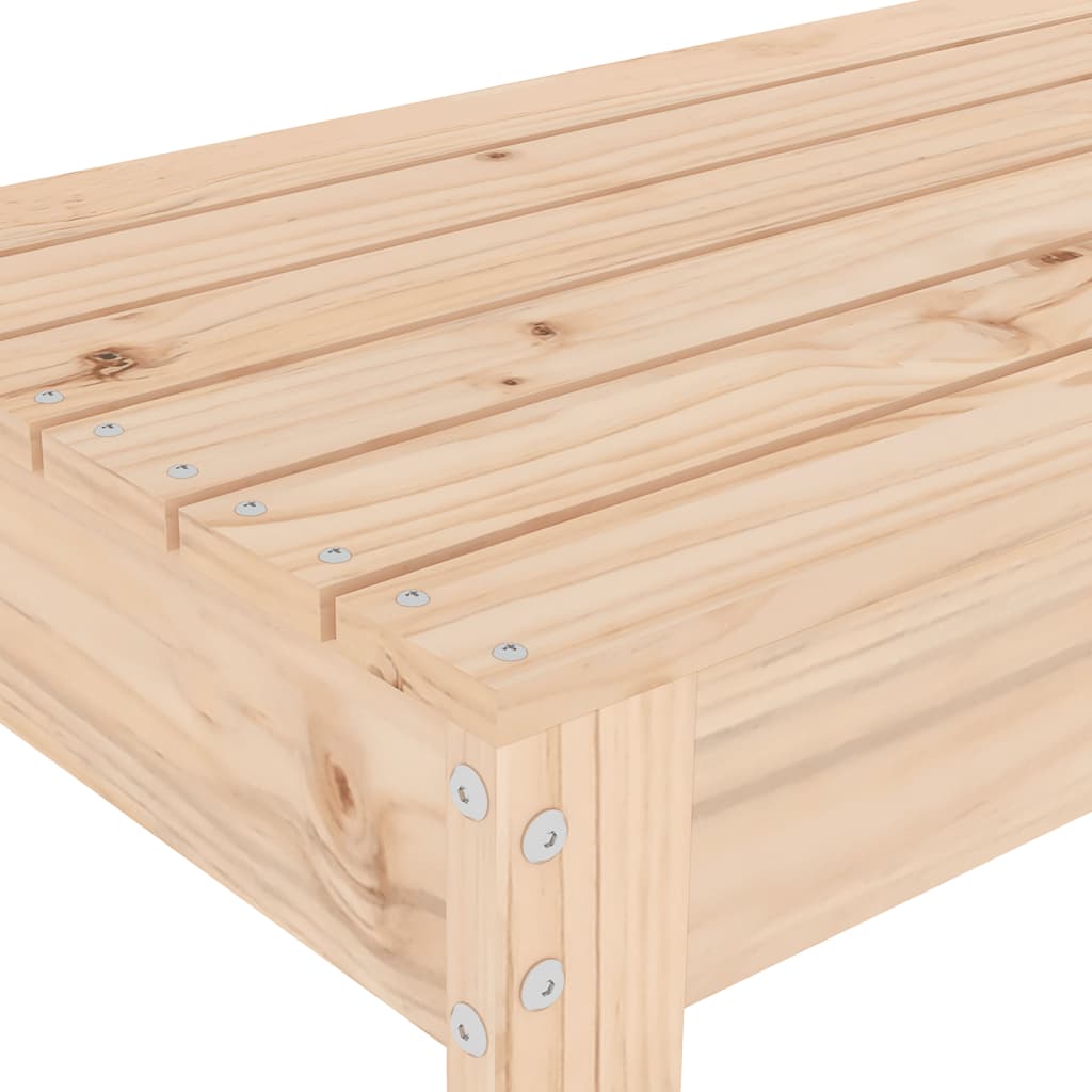 Garden Bench 80x38x45 cm Solid Wood Pine
